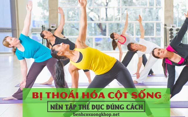 nguyên tắc tập luyện cho người thoái hóa cột sống