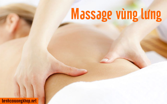 massage giúp giảm đau lưng khi có kinh