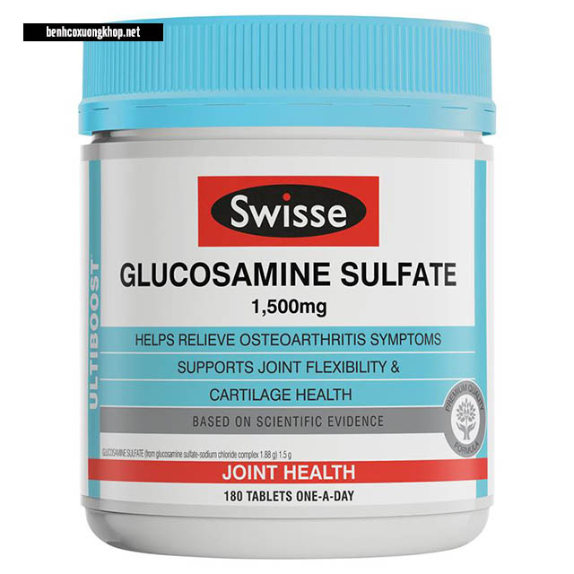 Thuốc Swisse Ultiboost Glucosamine Sulfate 1500mg của Úc