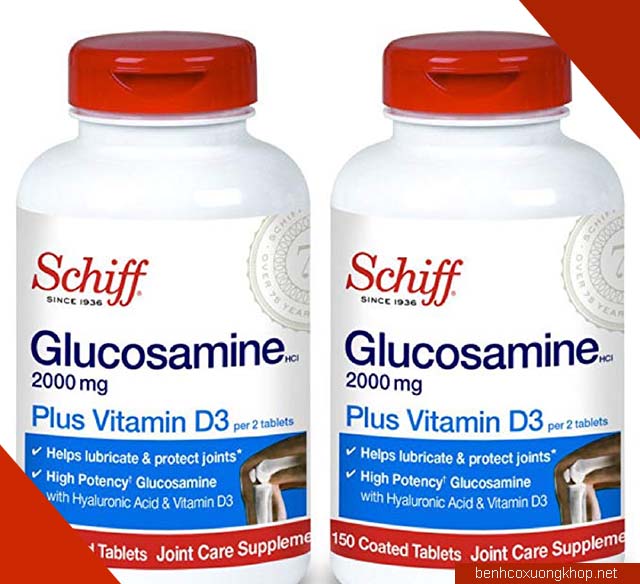 Viên uống Schiff Glucosamine 2000mg Plus Vitamin D3 là một trong các loại glucosamine mỹ tốt nhất