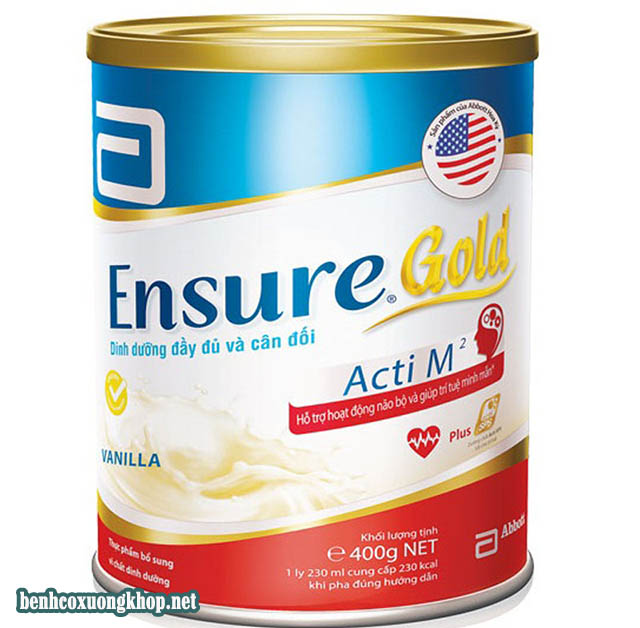 Ensure Gold ActiM2 là sữa cho người bệnh gút