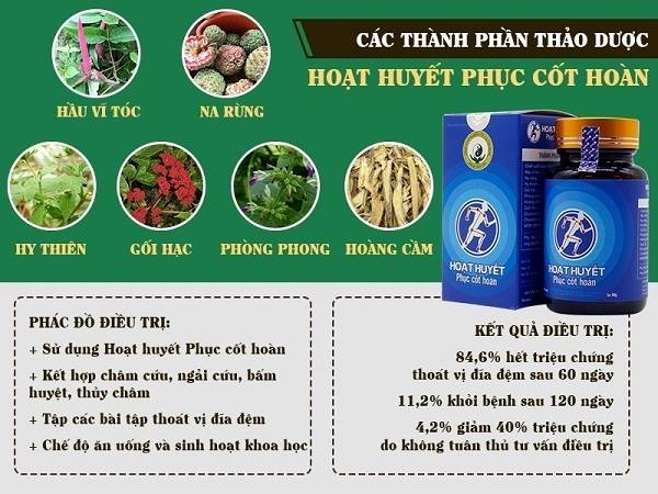 Hoạt huyết Phục cốt hoàn giải pháp vàng bệnh xương khớp