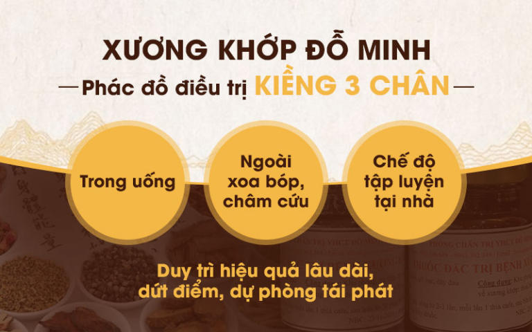 Phác đồ điều trị bệnh xương khớp tại Đỗ Minh Đường