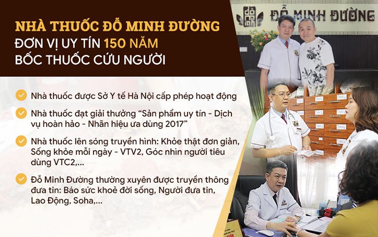 Nhà thuốc Đỗ Minh Đường là địa chỉ khám, chữa bệnh xương khớp uy tín