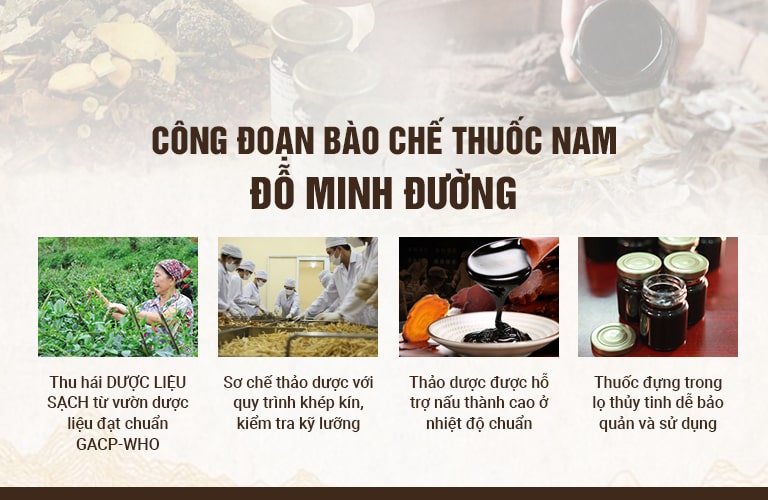 Quy trình bào chế thuốc nam tiêu chuẩn